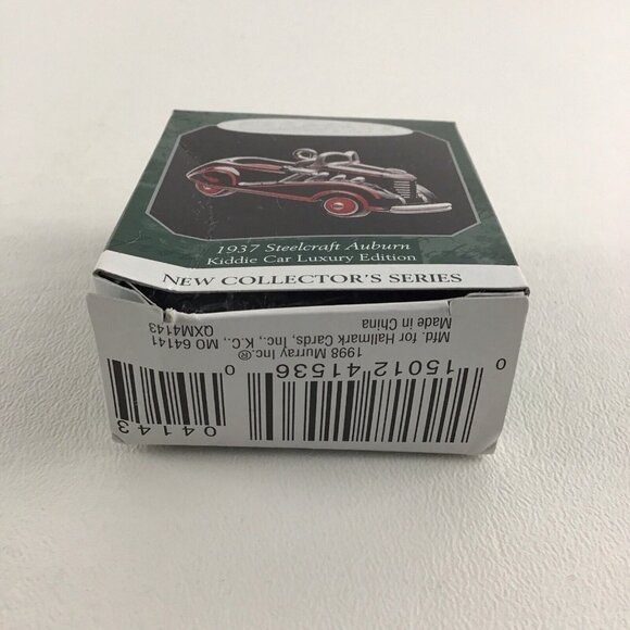 Hallmark Keepsake Mini Ornament 1937 Steelcraft Auburn Kiddie Car Luxury Edition - Picture 2 of 6